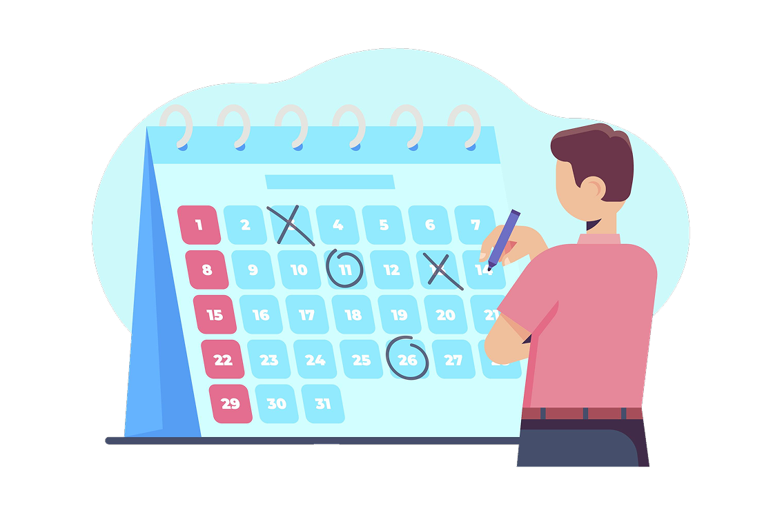 Interface de agendamento Vem Marcar